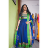 Narayanpet Blue Anarkali Kurti