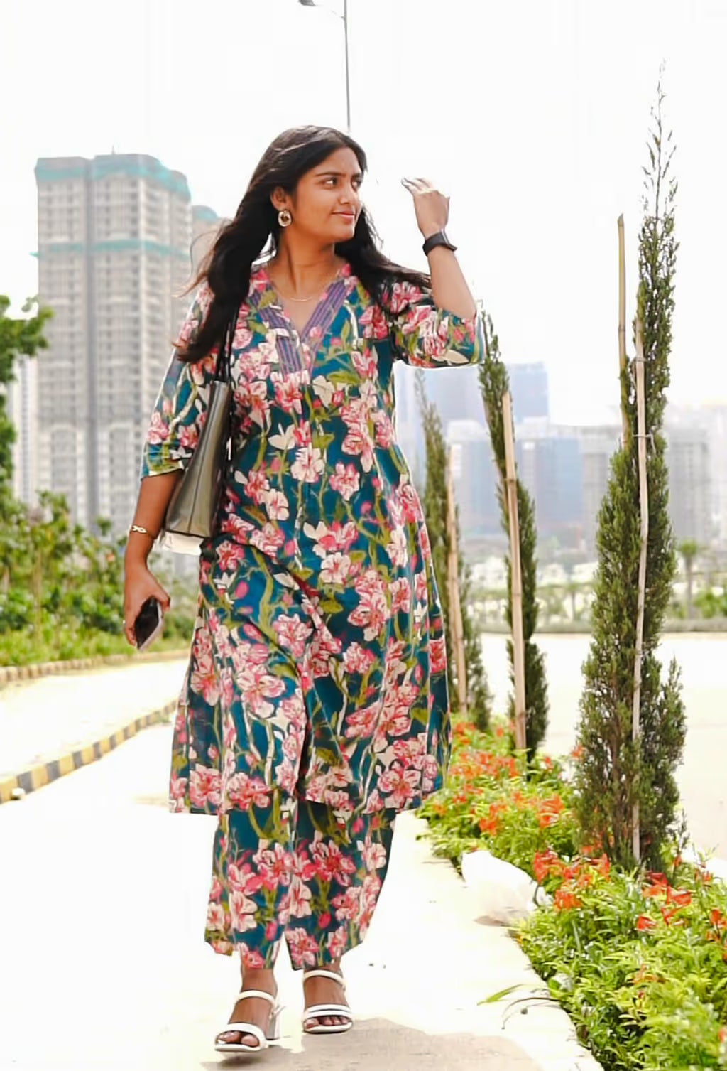 Cotton printed Co-Ord set Code HOSPG 113