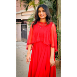 Red Maxi Dress code: HOSRF201
