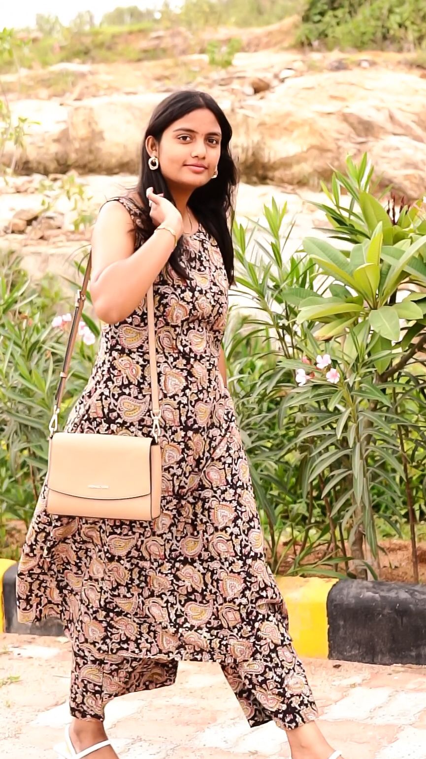 Kalamkari cotton co-ord set HOSKO 114