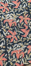 Hand block printed Kalamkari Fabric – Pure Cotton | Natural Dyes