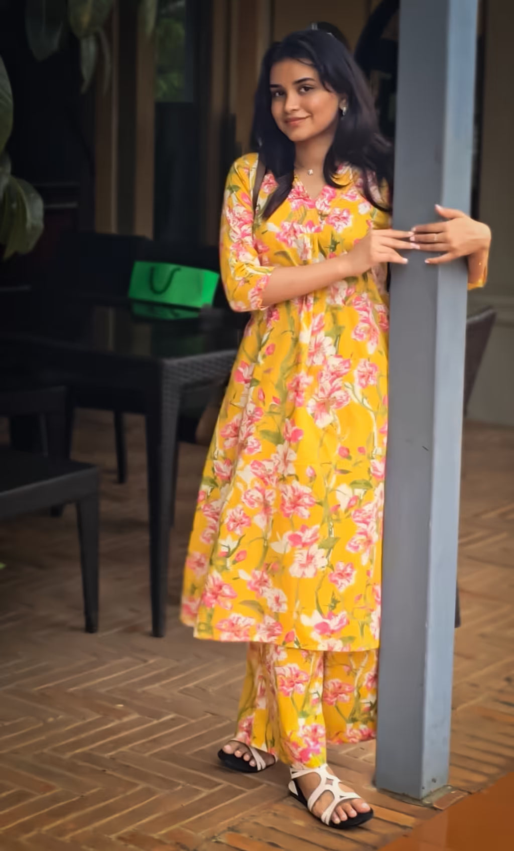 Jaipur premium cotton printed co-ord set HOSPC 122
