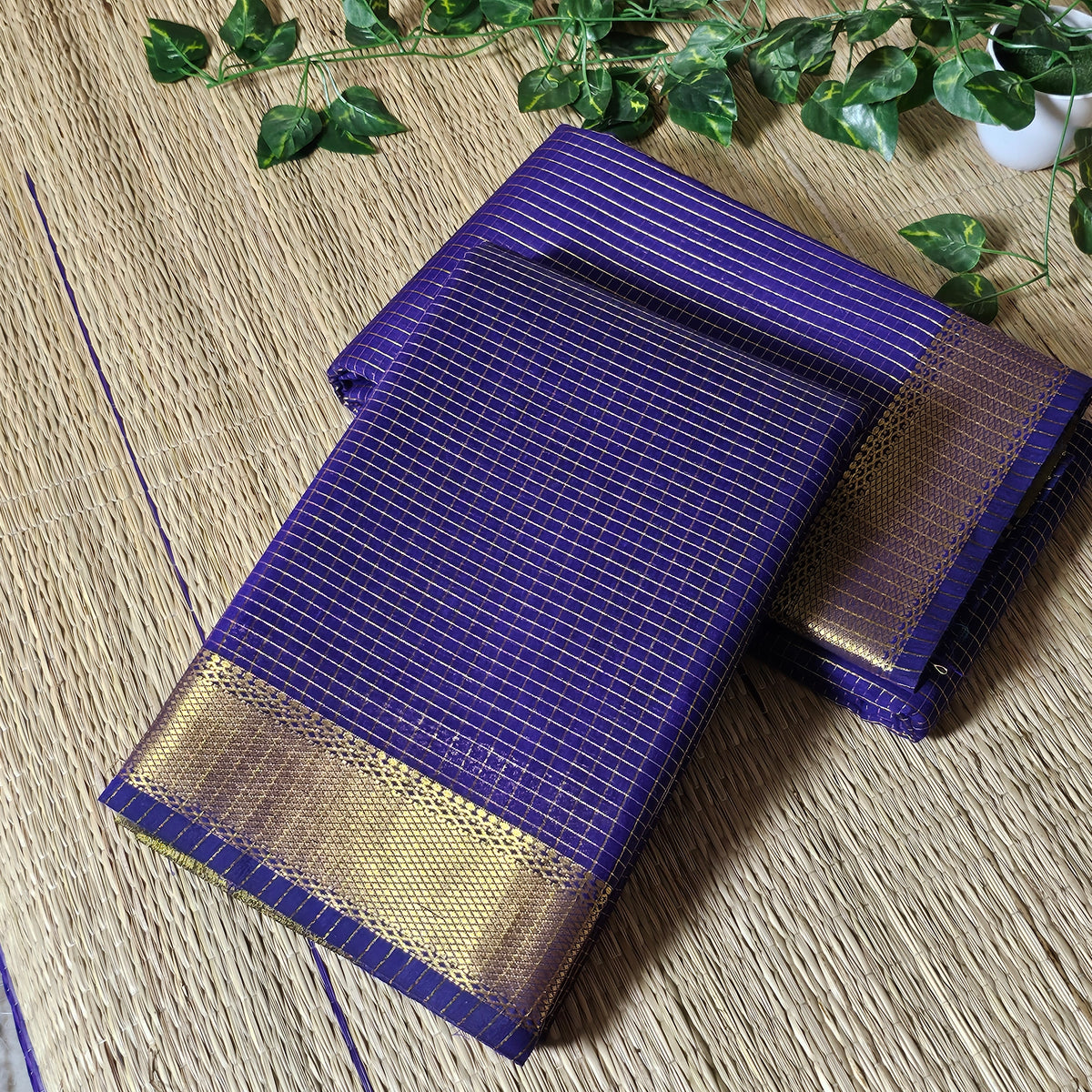 Maheshwari Silk Cotton Handloom Saree HOS_ MSB 108