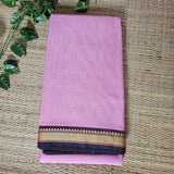 Pink Narayanpet handloom saree