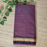 Brown Narayanpet Cotton Handloom Saree( HOS_NB_102)