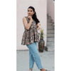 kalamkari peplum top Code: HOSST 401