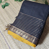 Black zari kanchi cotton ( HOS_KB 010)