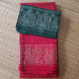 Sungudi sarees with contrast blouse, Code: HOSSS 321