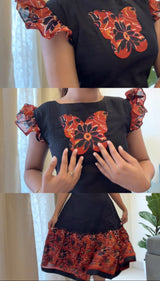 Mul cotton printed frock