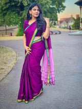Purple Narayanpet Handloom saree (HOS_NPR_102)
